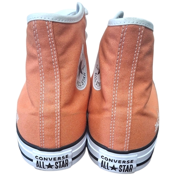 Converse All Star Chuck Taylor Cushioning Jack NY High Top Orange Size 9.5 - Picture 6 of 7